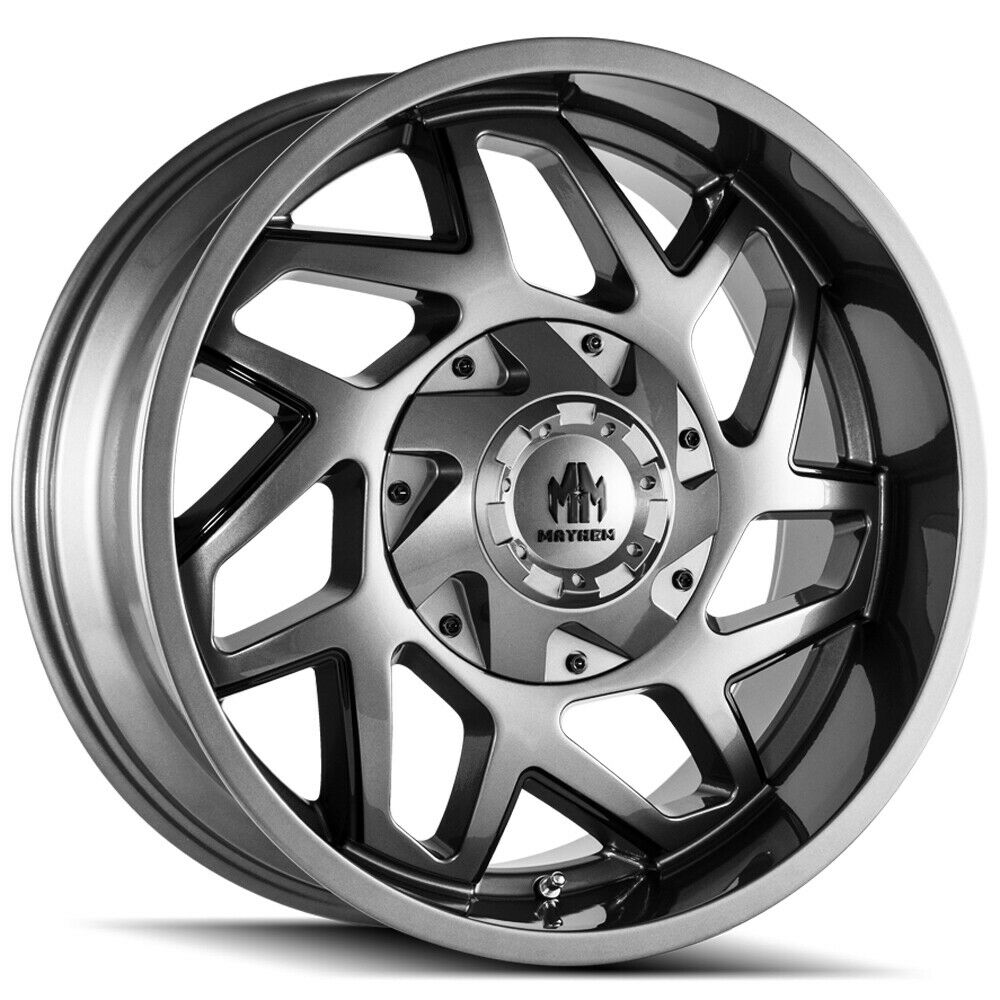 Mayhem Wheels 8106 Hatchet Gunmetal Black Aspire Motoring